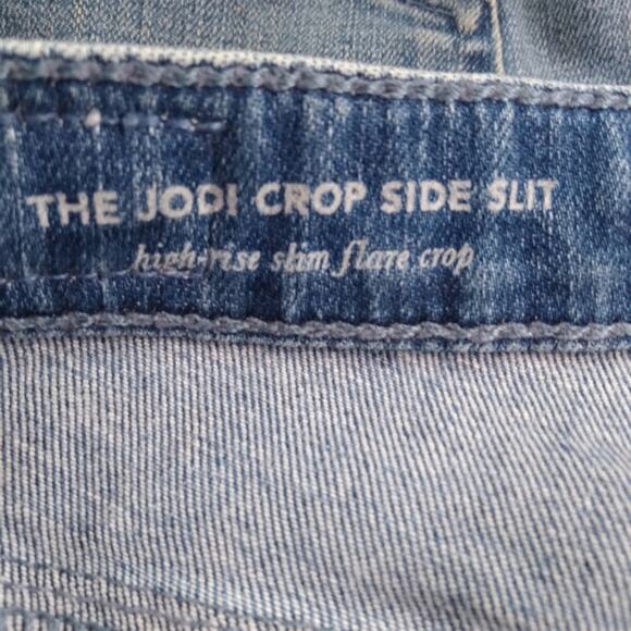 J642 GUC $198 AG the Jodi High Rise Crop Flare sz 27 - Picture 7 of 10